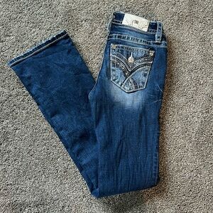 Miss Me mid rise boot cut jeans 24